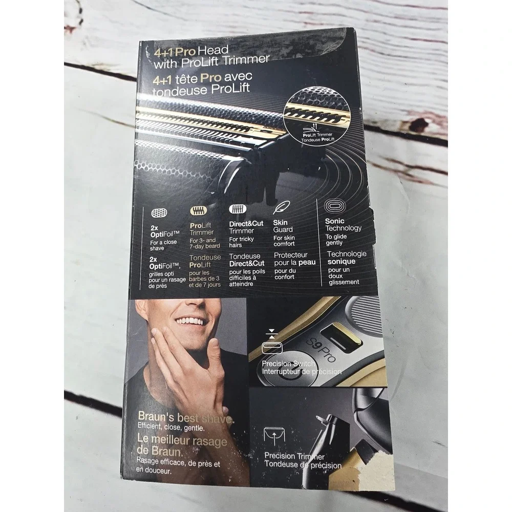 Braun Series 9 Pro 9419s Electric Shaver Kit Noble Gold with Charging Stand NEW